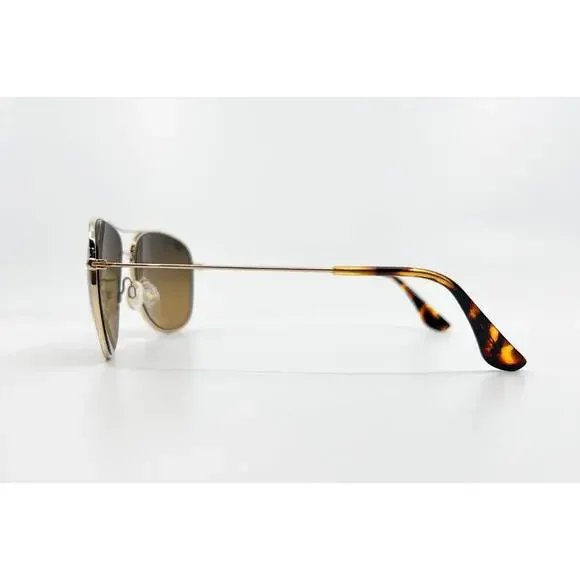 Maui Jim Cliff House MJ247-16 Gold Bronze Polarized Sunglasses 59-15-120 8436